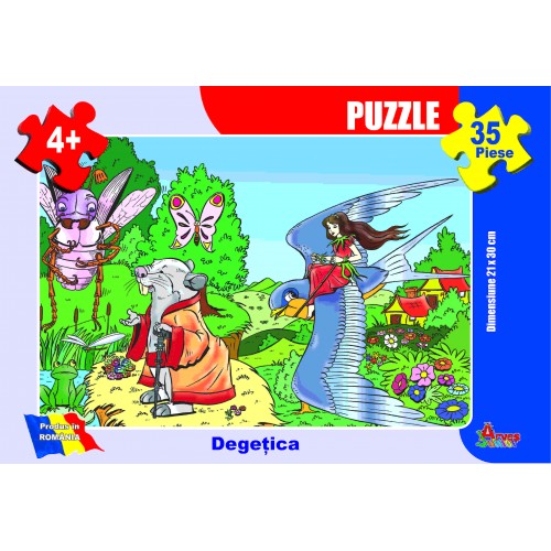 Puzzle - Degeţica 35  piese